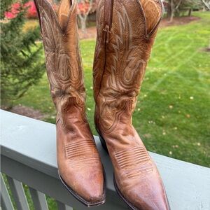 Charlie Horse by Lucchese Tan Leather Women’s Cowboy Boots size 10 B